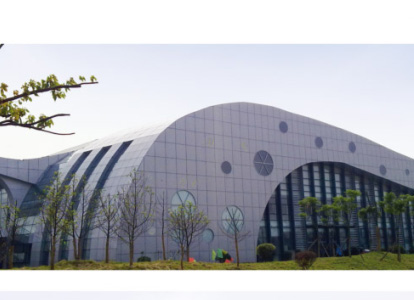 崇明会议中心外景网架工程